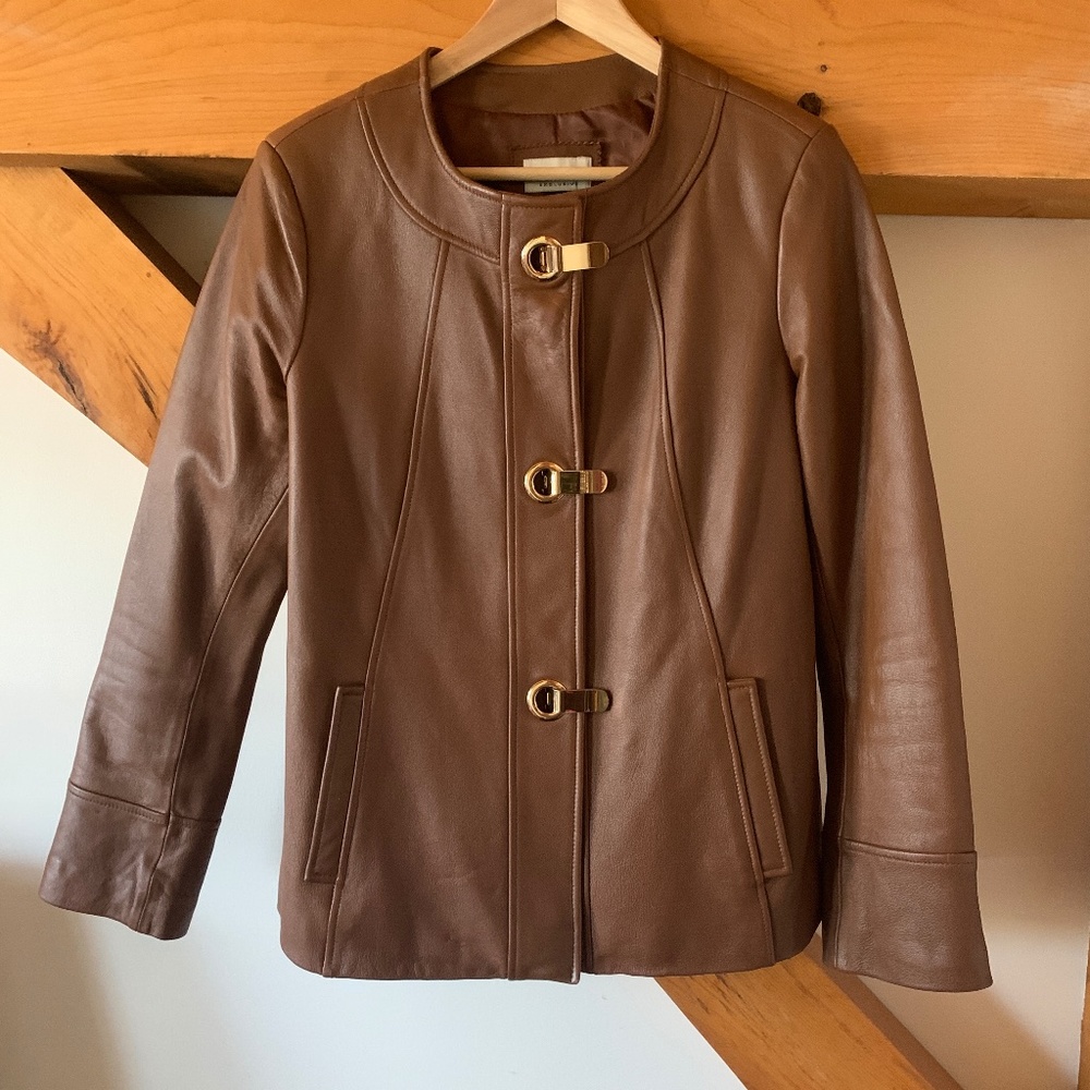Nieman Marcus Leather jacket excellent condition